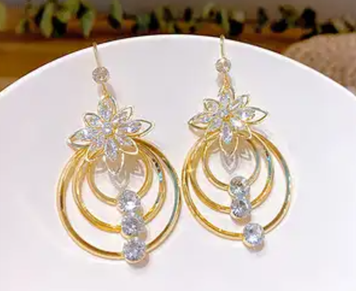 Aretes Flor de Loto