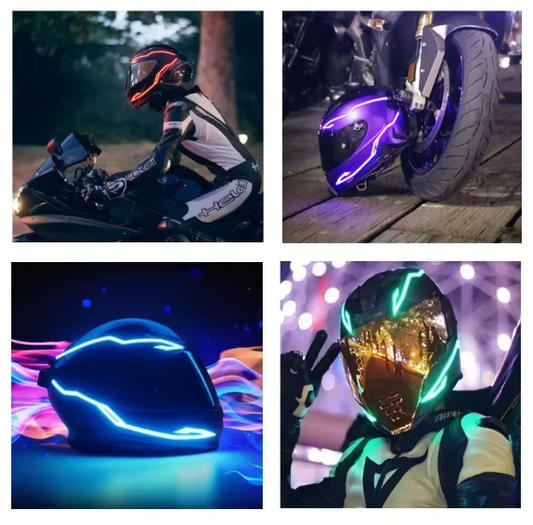 Luz Led para Casco de Moto